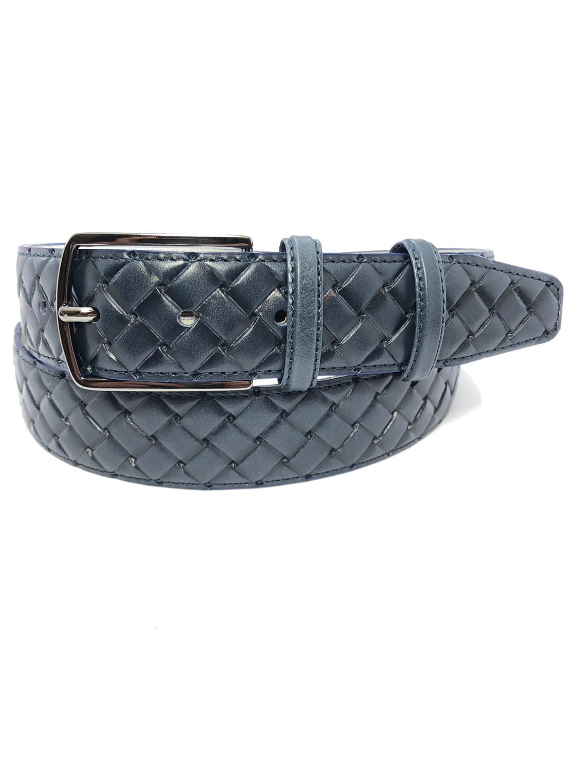 Curea barbati model impletit din piele natural