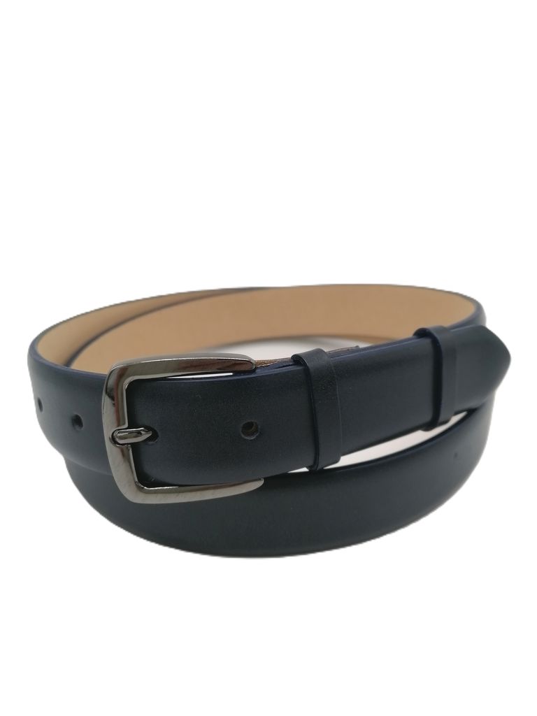 Curea femei din piele naturala albastru