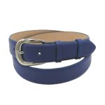 Curea femei din piele naturala albastru deschis