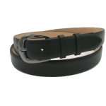 Curea femei din piele naturala negru