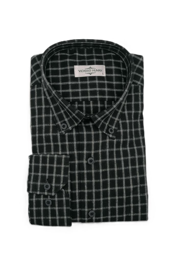 Camasa barbati din bumbac model in carouri