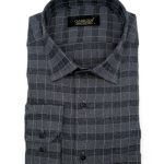 Camasa barbat din bumbac model carouri albastru